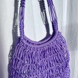 Sac filet violet lilas