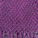 Sac filet lurex rose