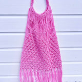 Sac filet rose