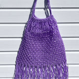 Sac filet violet lilas