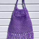 Sac filet violet lilas