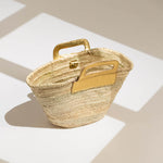 Panier Brigitte doré - Coralie Masson créatrice française de chaussures 