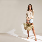 Panier Brigitte doré - Coralie Masson créatrice française de chaussures 
