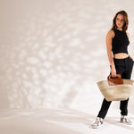 Panier Brigitte camel - Coralie Masson créatrice française de chaussures 