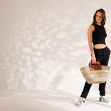 Panier Brigitte camel - Coralie Masson créatrice française de chaussures 