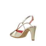 Sandales Lolotte cuir doré - Coralie Masson créatrice française de chaussures 