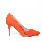 Escarpins Gigi Orange et Galaxy - Coralie Masson créatrice française de chaussures 