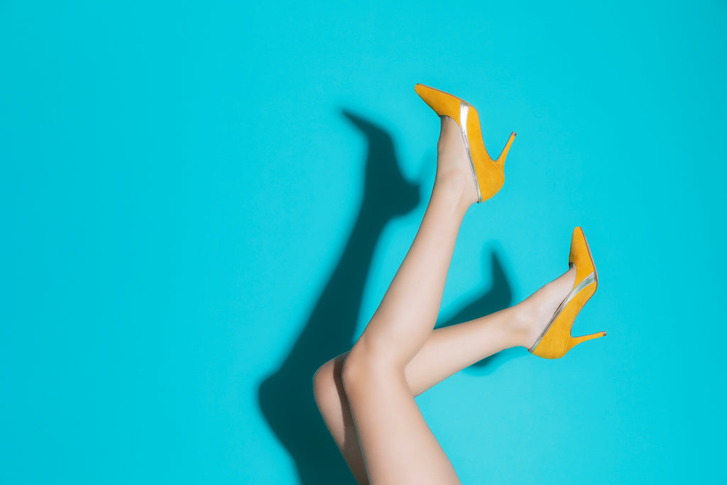 escarpins Gigi jaune et doré - Coralie Masson créatrice française de chaussures 