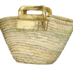 Panier Brigitte doré - Coralie Masson créatrice française de chaussures 