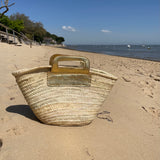 Panier Brigitte doré - Coralie Masson créatrice française de chaussures 