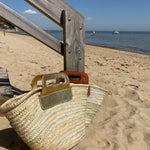 Panier Brigitte doré - Coralie Masson créatrice française de chaussures 