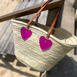 Panier Gilberte rose