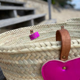 Panier Gilberte rose