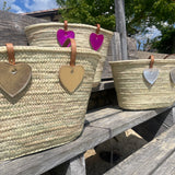 Panier Gilberte argenté