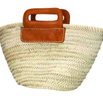 Panier Brigitte camel - Coralie Masson créatrice française de chaussures 