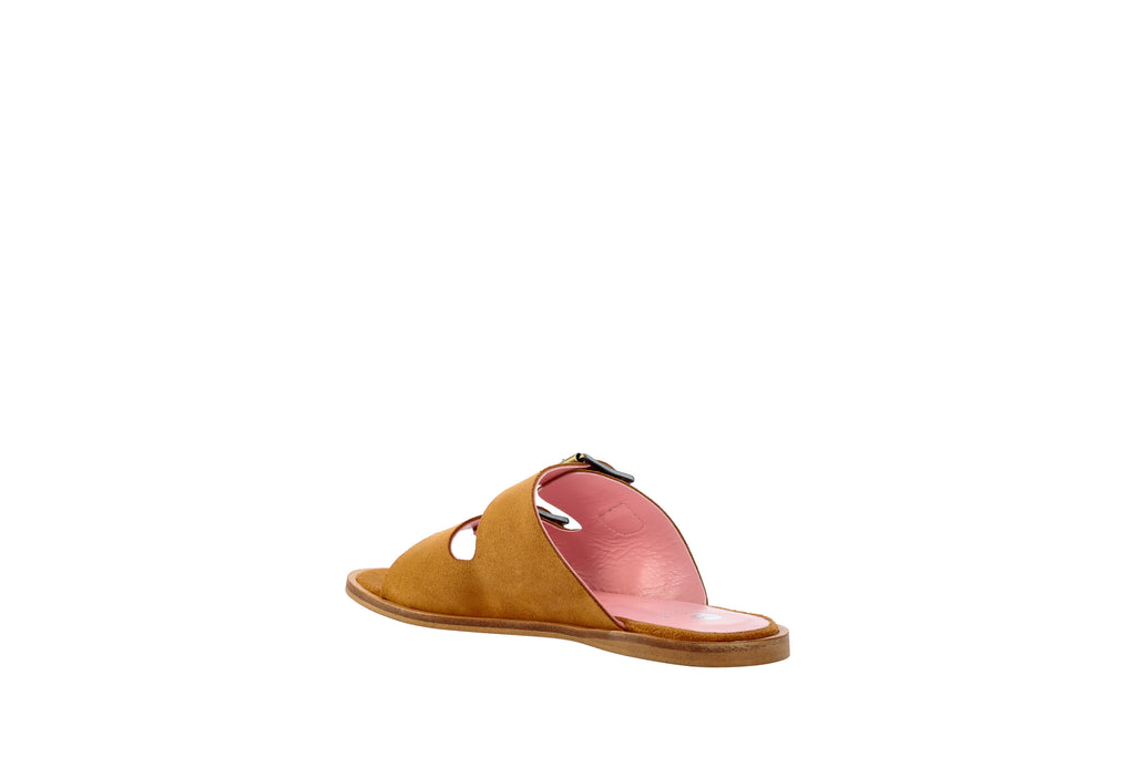 Sandales Hanz camel - Coralie Masson créatrice française de chaussures 